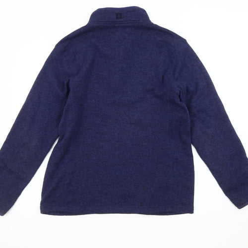 Mountain Warehouse Blue Henley Women's Sweatshirt Size 14