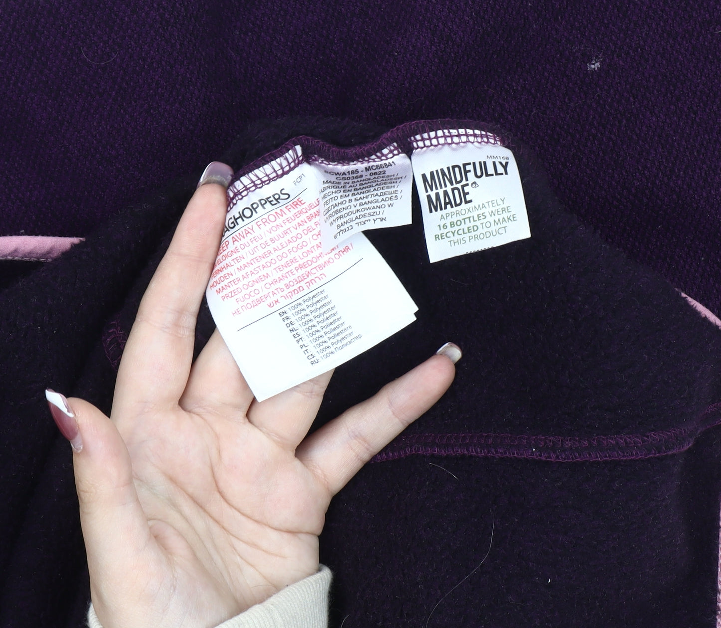 Craghoppers Women's Purple Pullover Sweatshirt UK 20