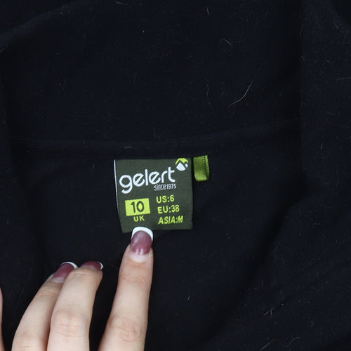 Gelert Women's Black Fleece Pullover Sweatshirt Size 10