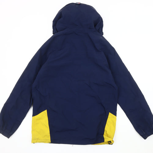 Berghaus Boys Blue Parka Jacket, Size 13, Hooded, Colourblock