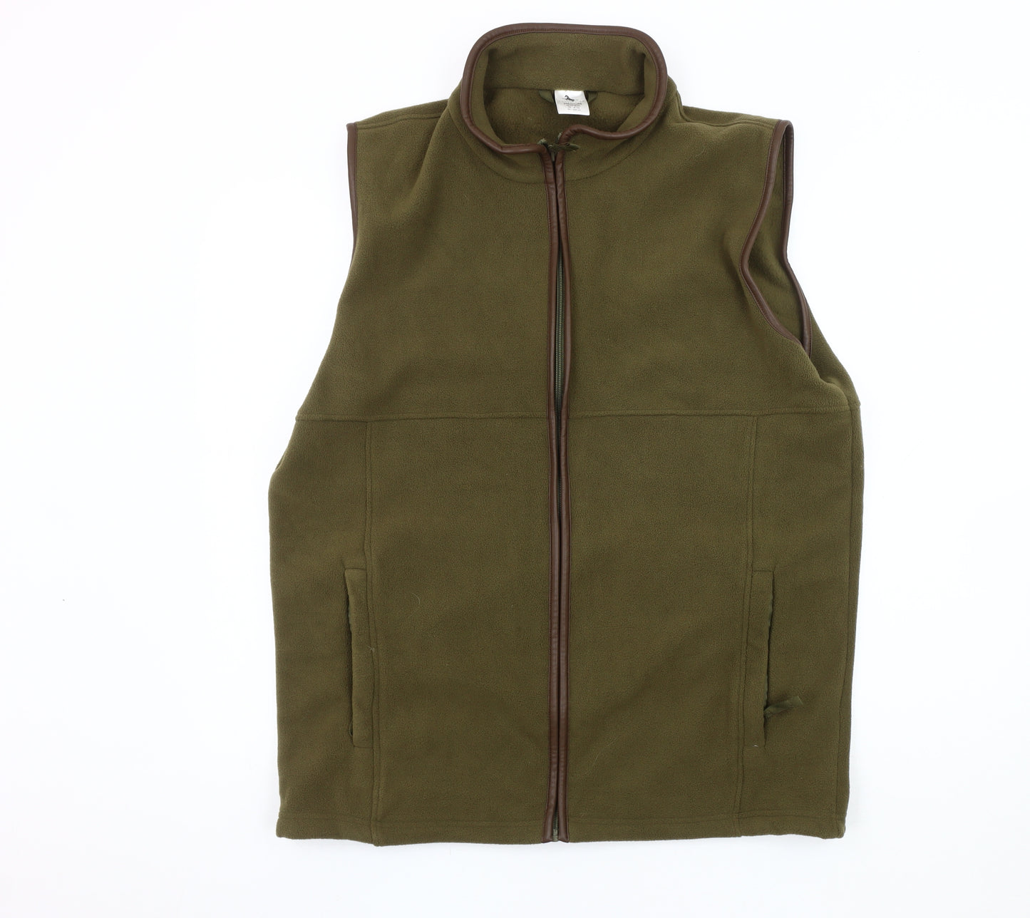 Equestrian Men's Green Fleece Waistcoat M