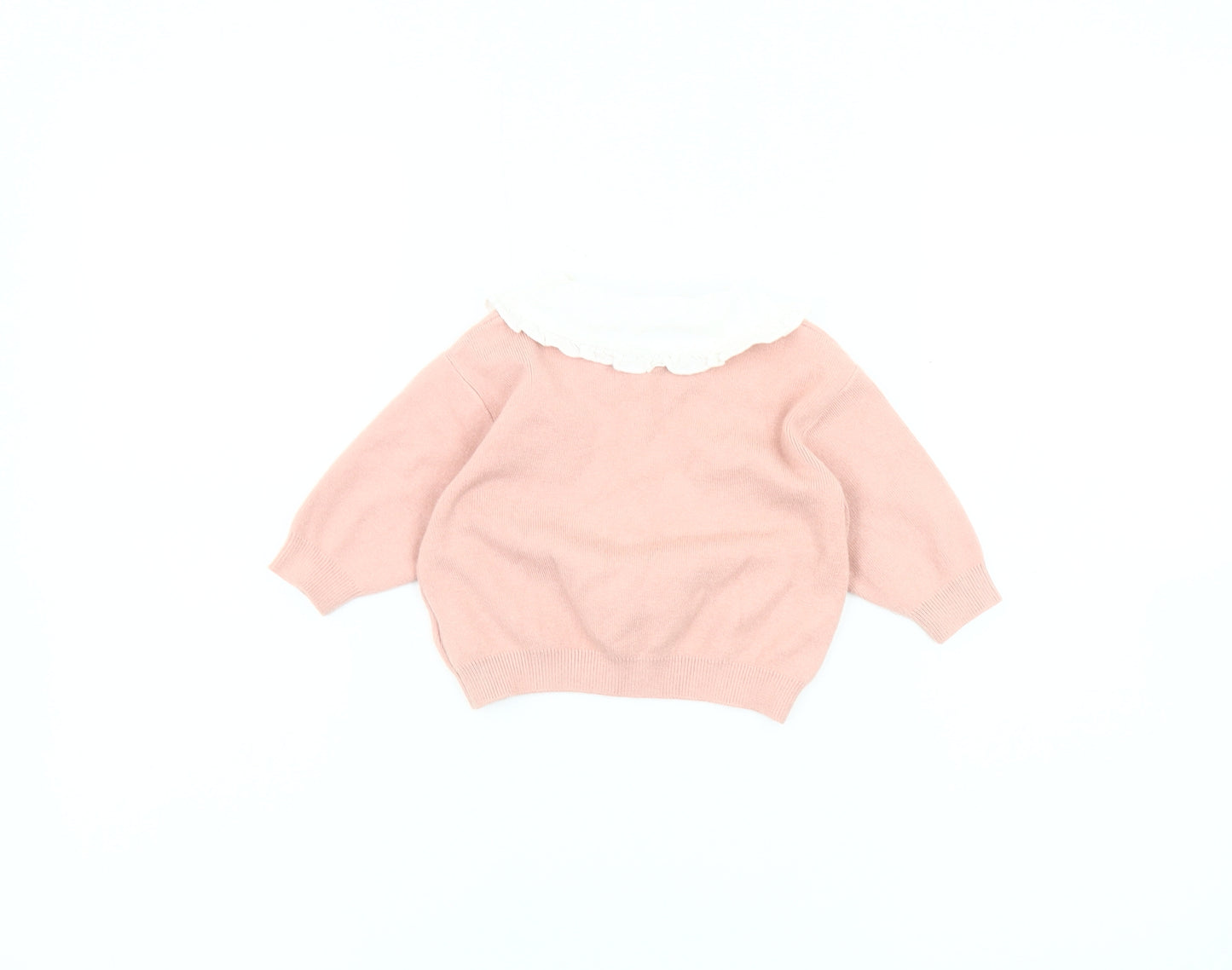 Mamas & Papas Pink Unisex Cardigan 3-6 Months