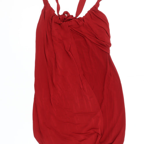 Firetrap Women's Red Sleeveless Tank Top L