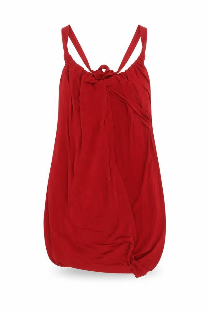 Front view of Firetrap Women's Red Sleeveless Tank Top L