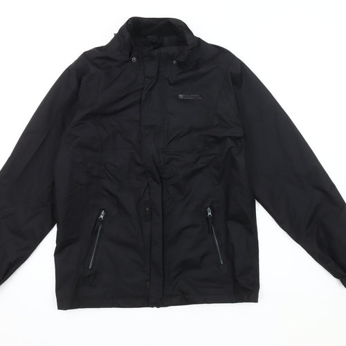 Mountain Warehouse Boys Black Jacket 11-12 Yrs Waterproof