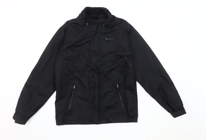Mountain Warehouse Boys Black Jacket 11-12 Yrs Waterproof