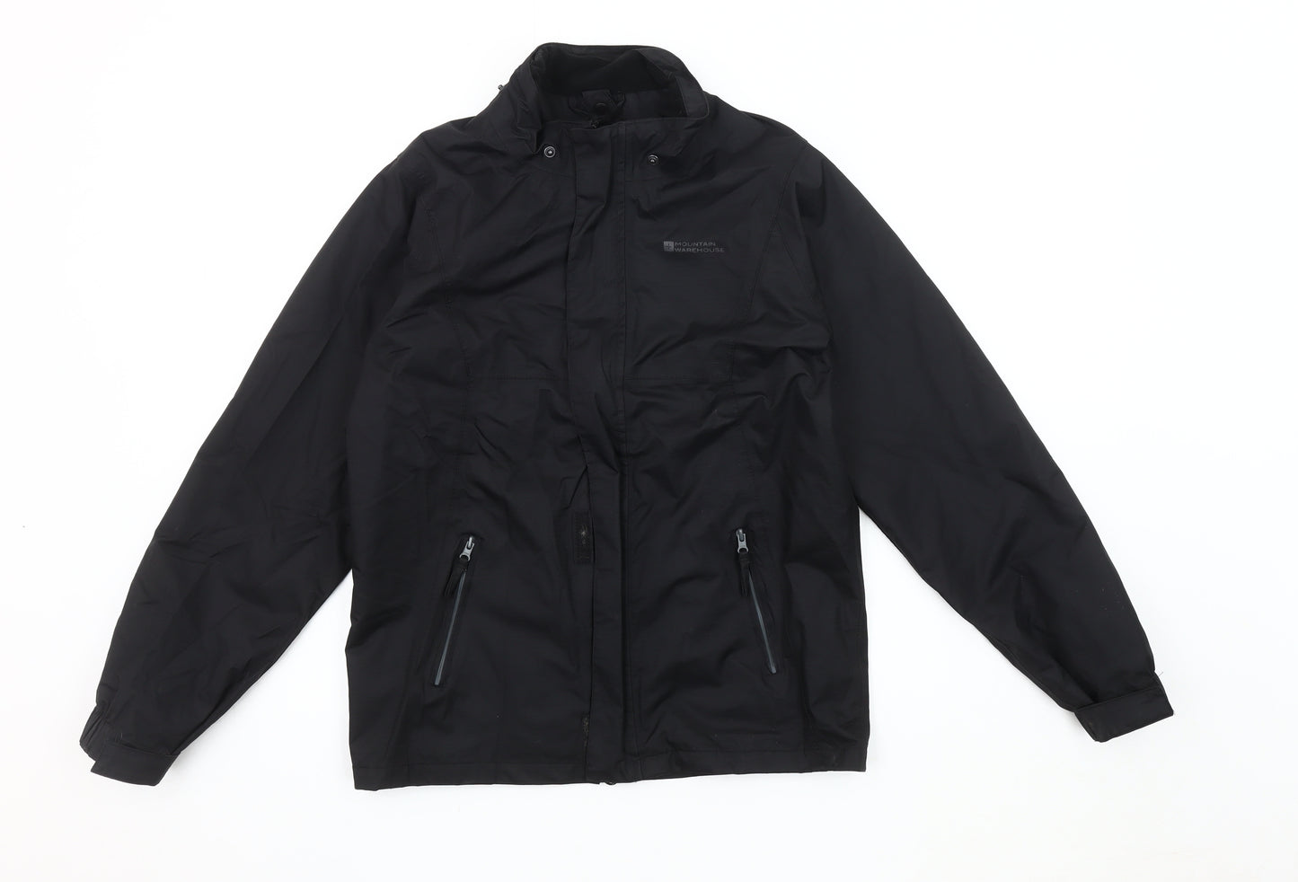 Mountain Warehouse Boys Black Jacket 11-12 Yrs Waterproof