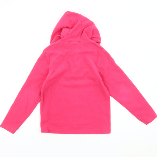 Mountain Warehouse Girls Pink Fleece Hoodie 7-8 Years