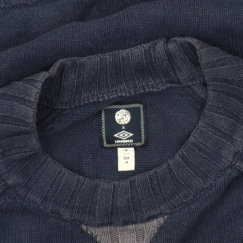 Pretty Green Men’s Blue Crew Neck Jumper M