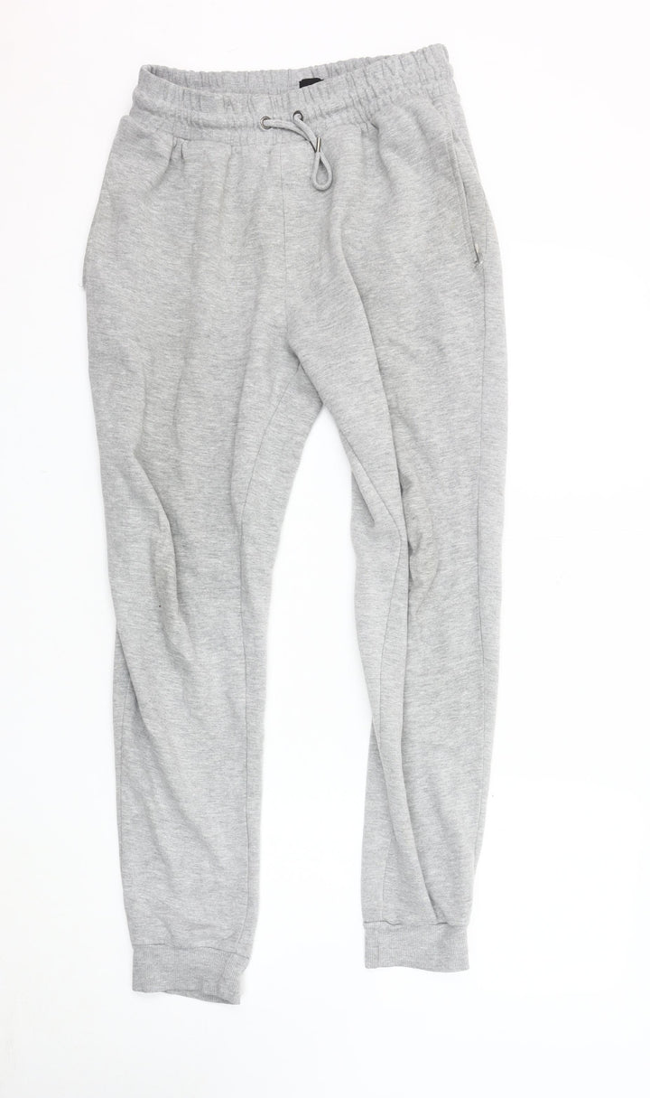 River Island Men's Grey Jogger Trousers Size S