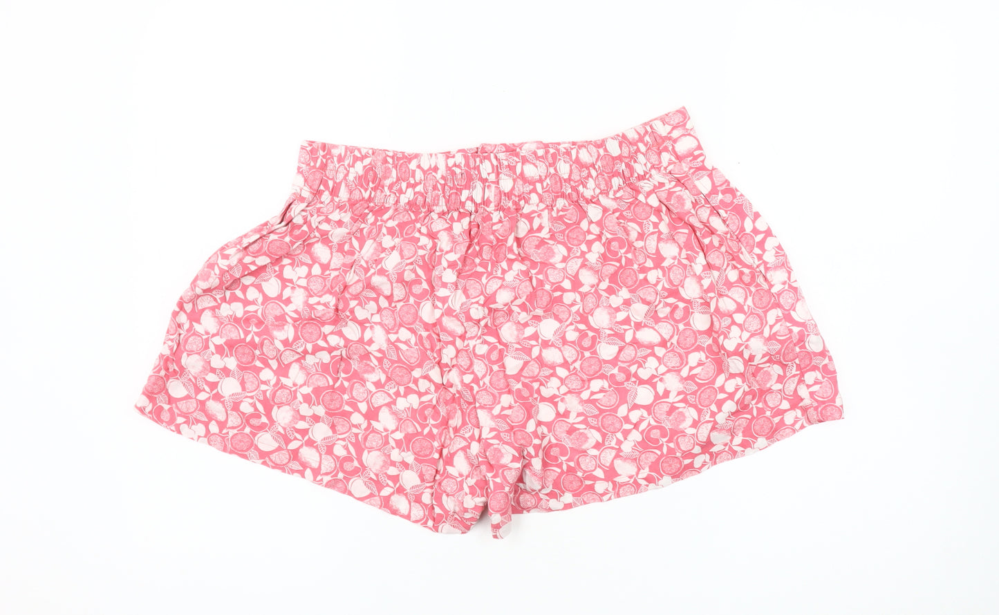 Marks and Spencer Women's Pink Floral Shorts Size 12