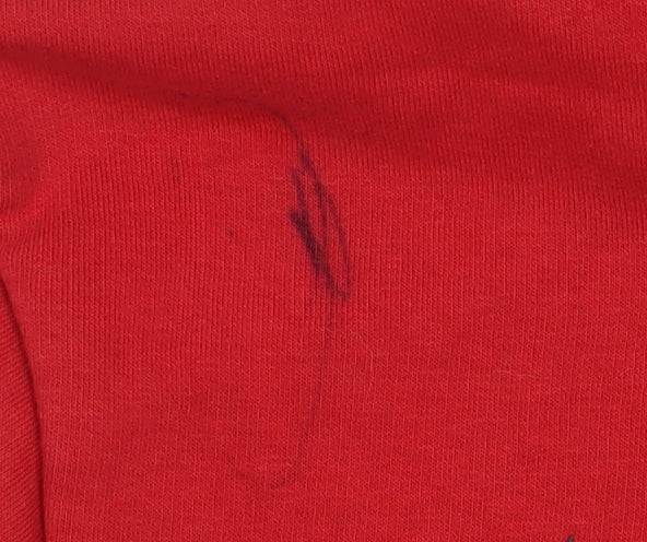 NBA Men's Red Hoodie - Size M, Pullover Style