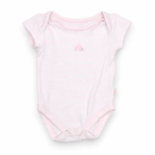 Debenhams Pink Girls Babygrow, 3-6 Months, Cotton, Embroidered