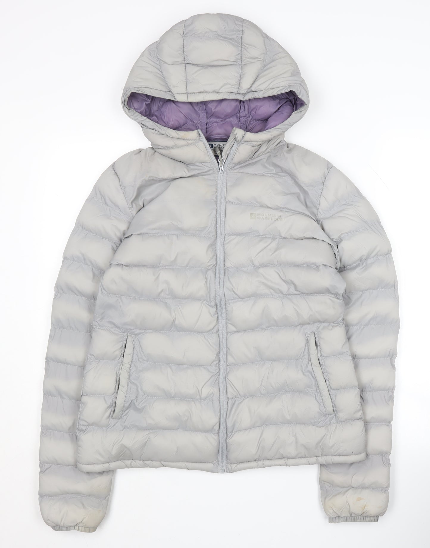 Mountain Warehouse Women's Grey Puffer Jacket Size 10