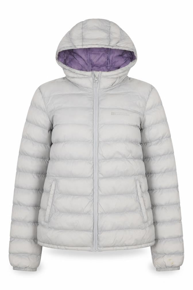Mountain Warehouse Women's Grey Puffer Jacket Size 10