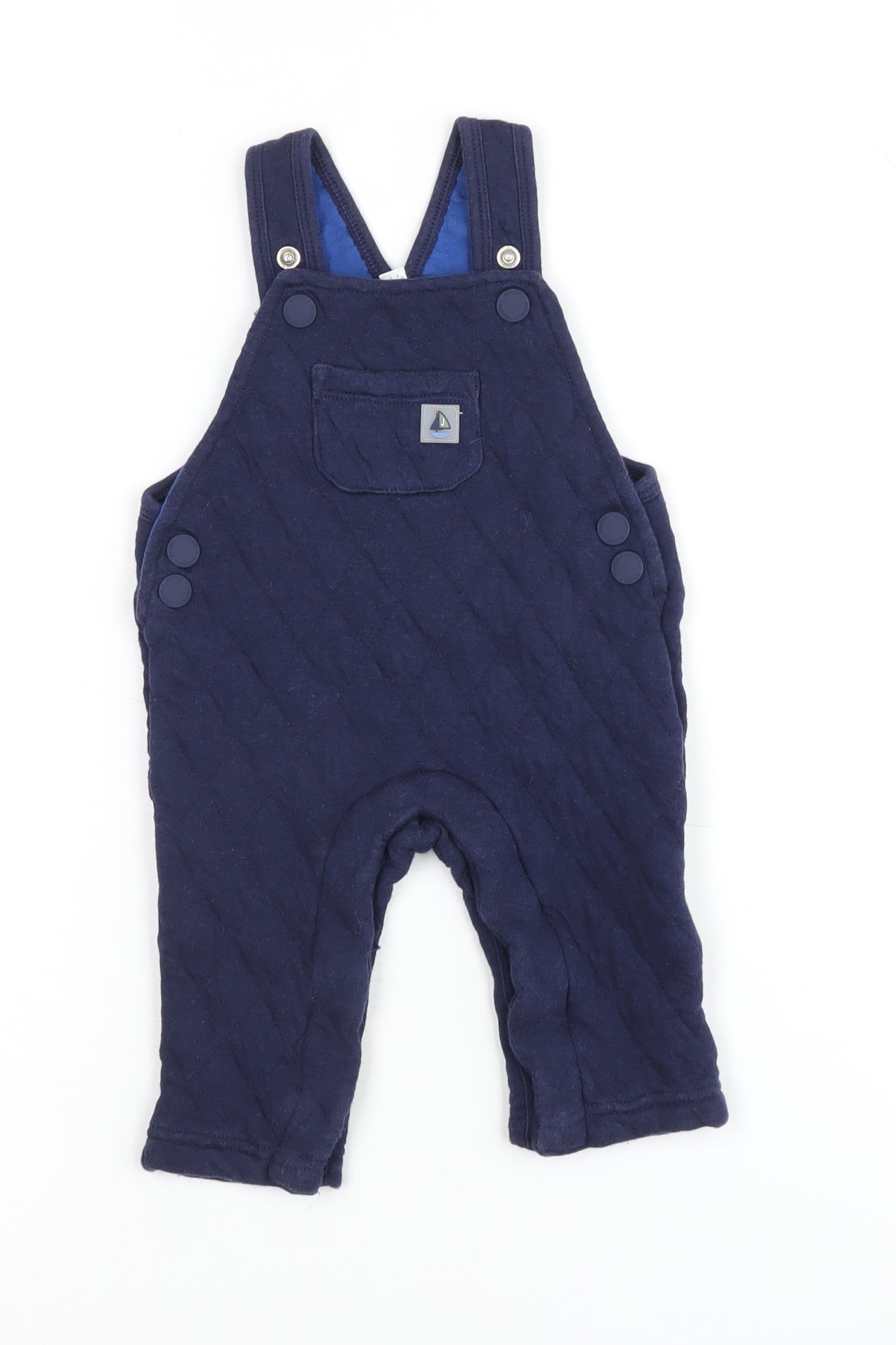 Jasper Conran Blue Dungaree, Unisex 3-6 Months, Cotton Blend