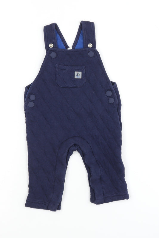 Jasper Conran Blue Dungaree, Unisex 3-6 Months, Cotton Blend