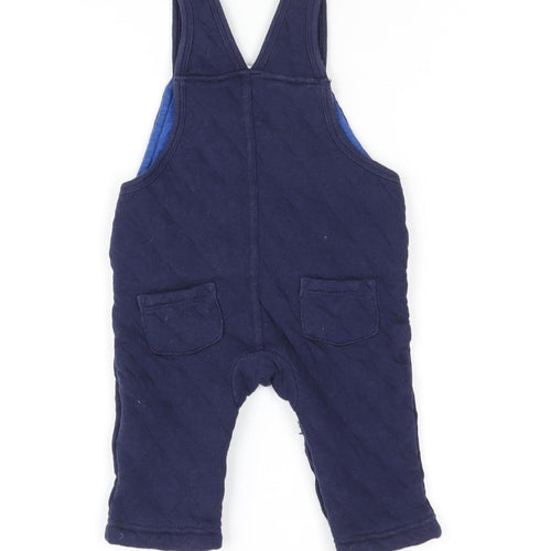 Jasper Conran Blue Dungaree, Unisex 3-6 Months, Cotton Blend