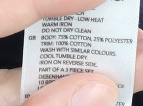 Jasper Conran Blue Dungaree, Unisex 3-6 Months, Cotton Blend