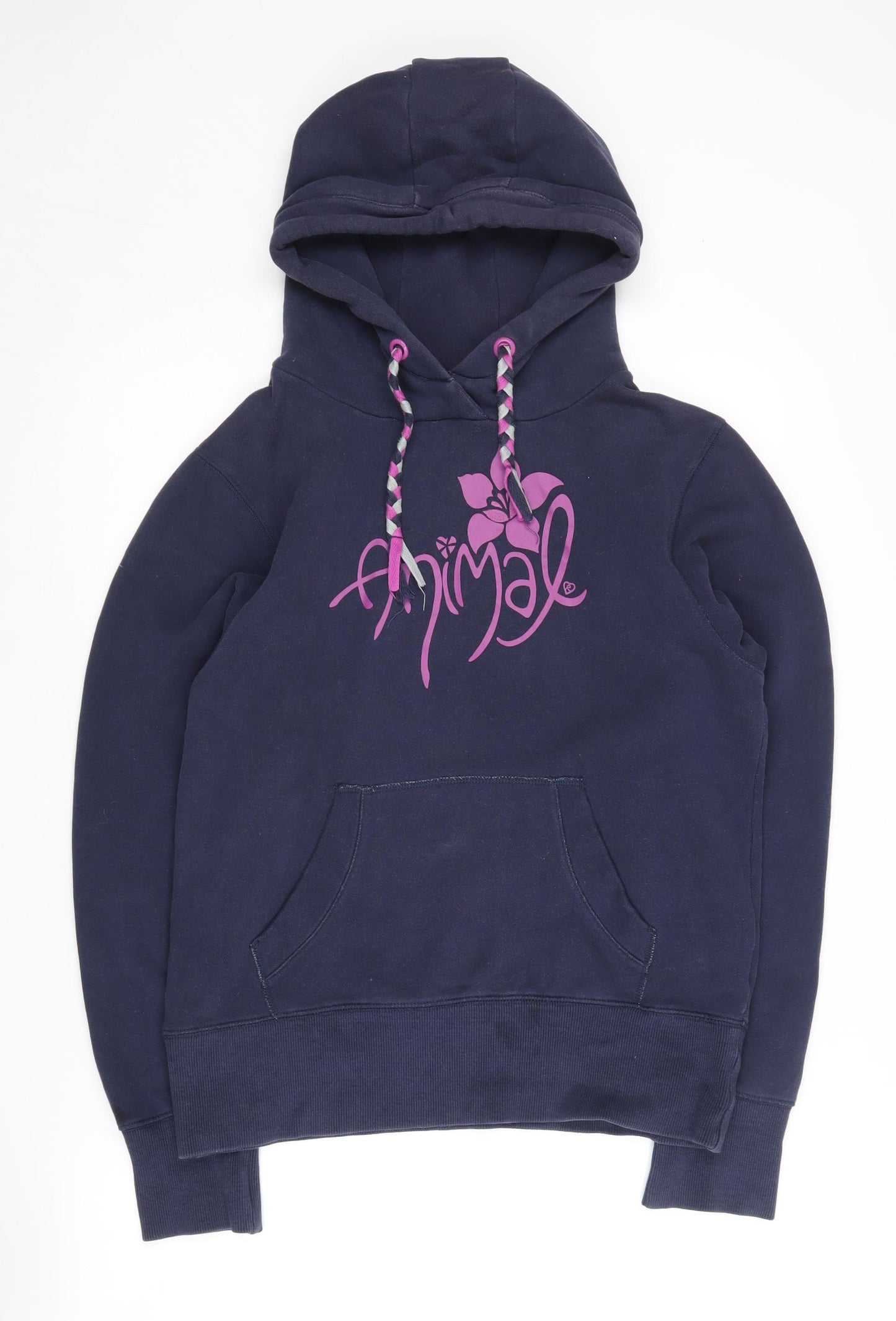 Animal Women's Blue Logo Pullover Hoodie Size 12