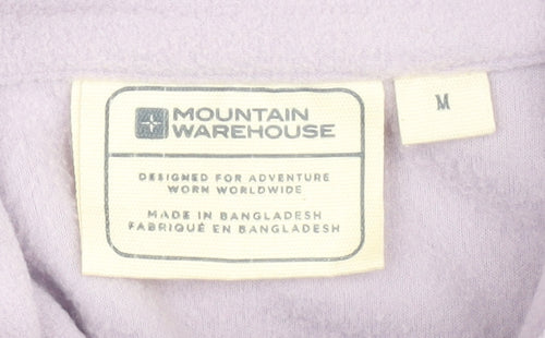 Mountain Warehouse Women's Purple Fleece Sweatshirt M