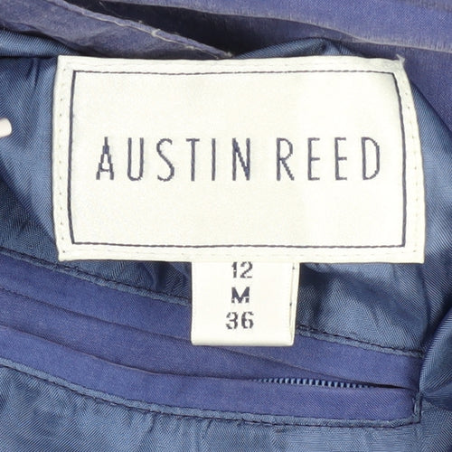 Austin Reed Women's Blue Overcoat, Size 12