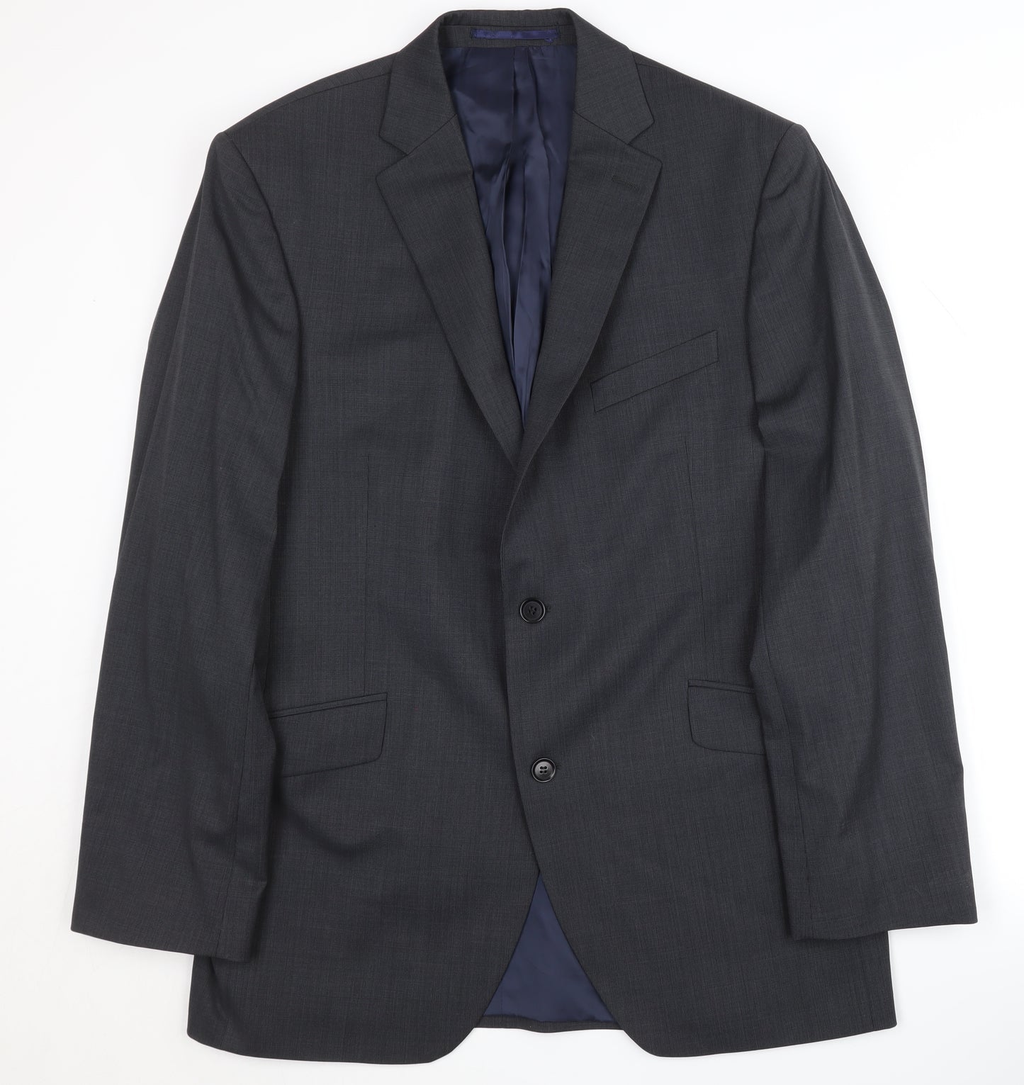 Austin Reed Men's Grey Suit Jacket 44R Business Formal