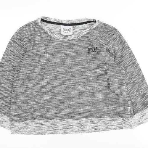 Everlast Women's Grey Crew Neck Jumper, Size 16, Excellent Condition