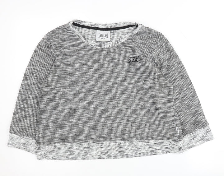 Everlast Women's Grey Crew Neck Jumper, Size 16, Excellent Condition