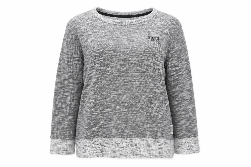 Front view of Everlast Women's Grey Crew Neck Jumper, size 16, Excellent Condition
