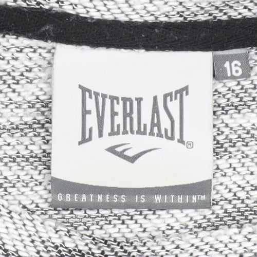 Everlast Women's Grey Crew Neck Jumper, Size 16, Excellent Condition