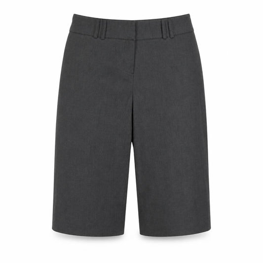 Front view of Laura Ashley Women's Black Bermuda Shorts, size 10