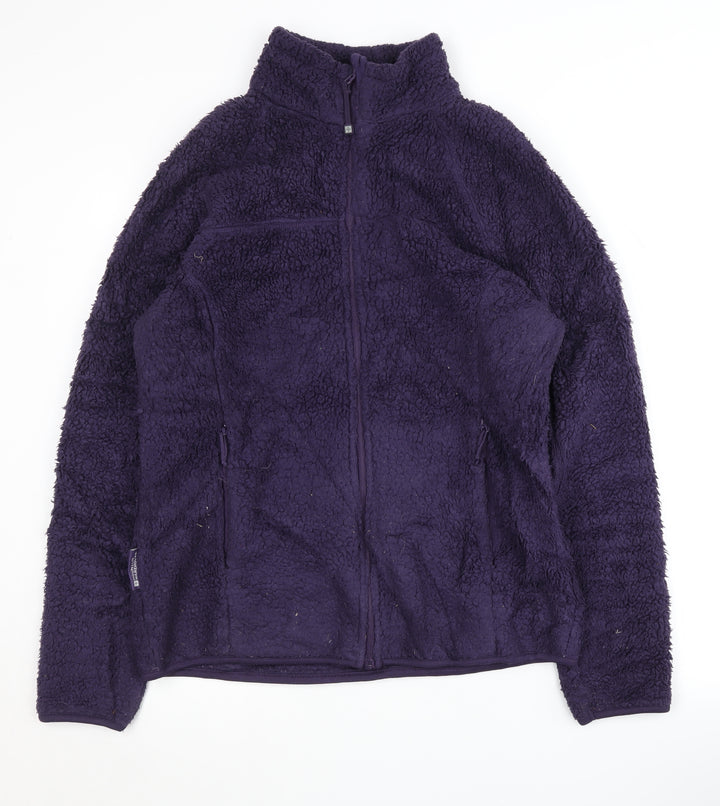 Mountain Warehouse Women's Purple Fleece Jacket Size 12
