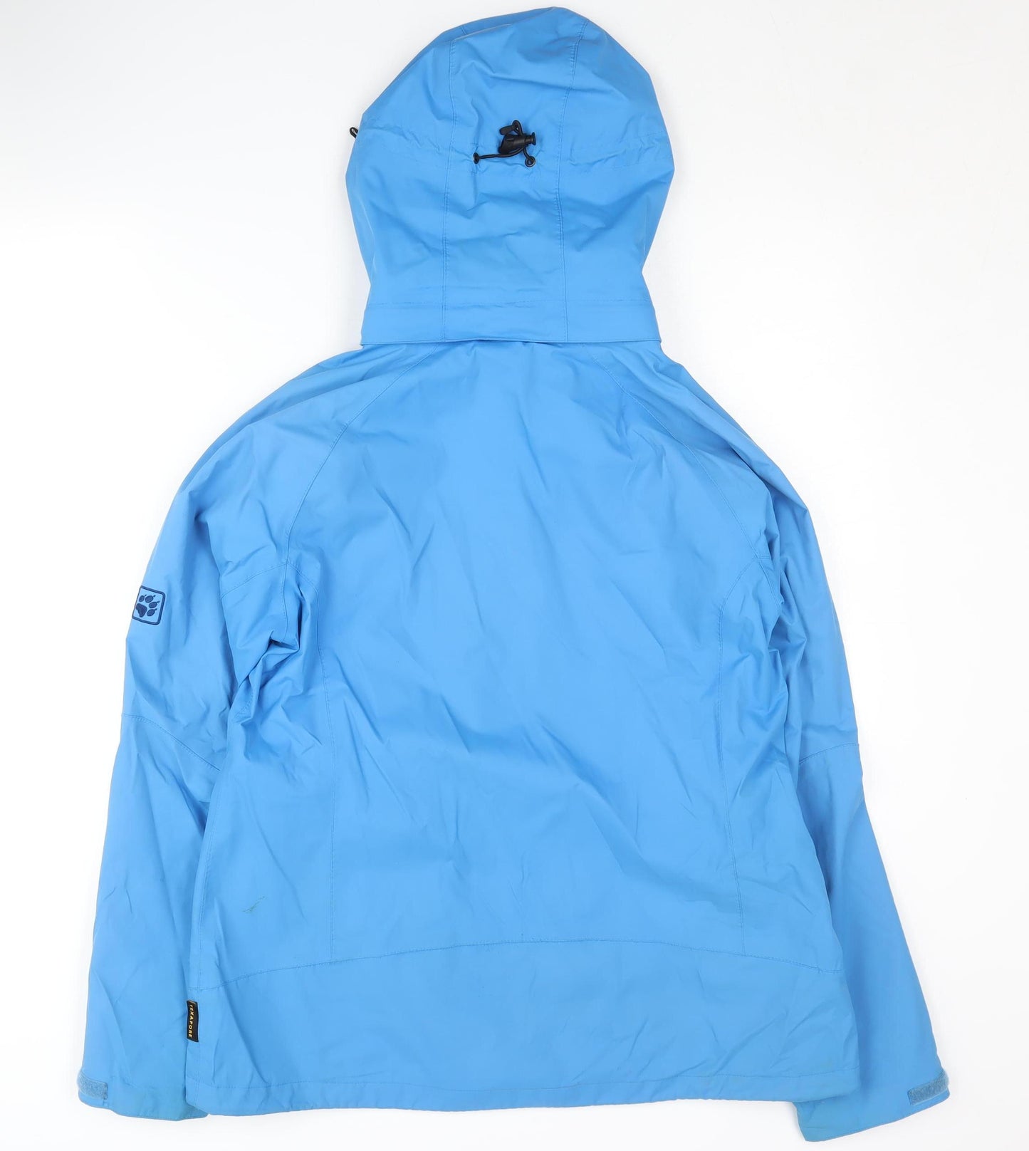 Jack Wolfskin Women's Blue Parka Jacket Size 16 Waterproof
