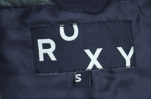 Roxy Women's Black Parka Jacket with Hood, Size S