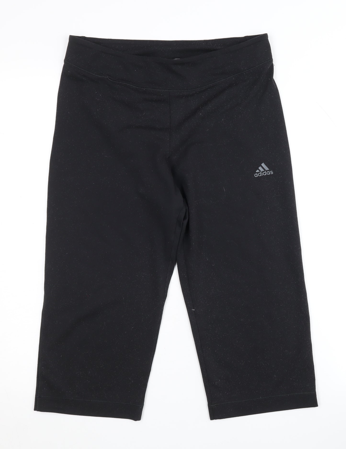 Adidas Women's Black Cropped Leggings Size 16