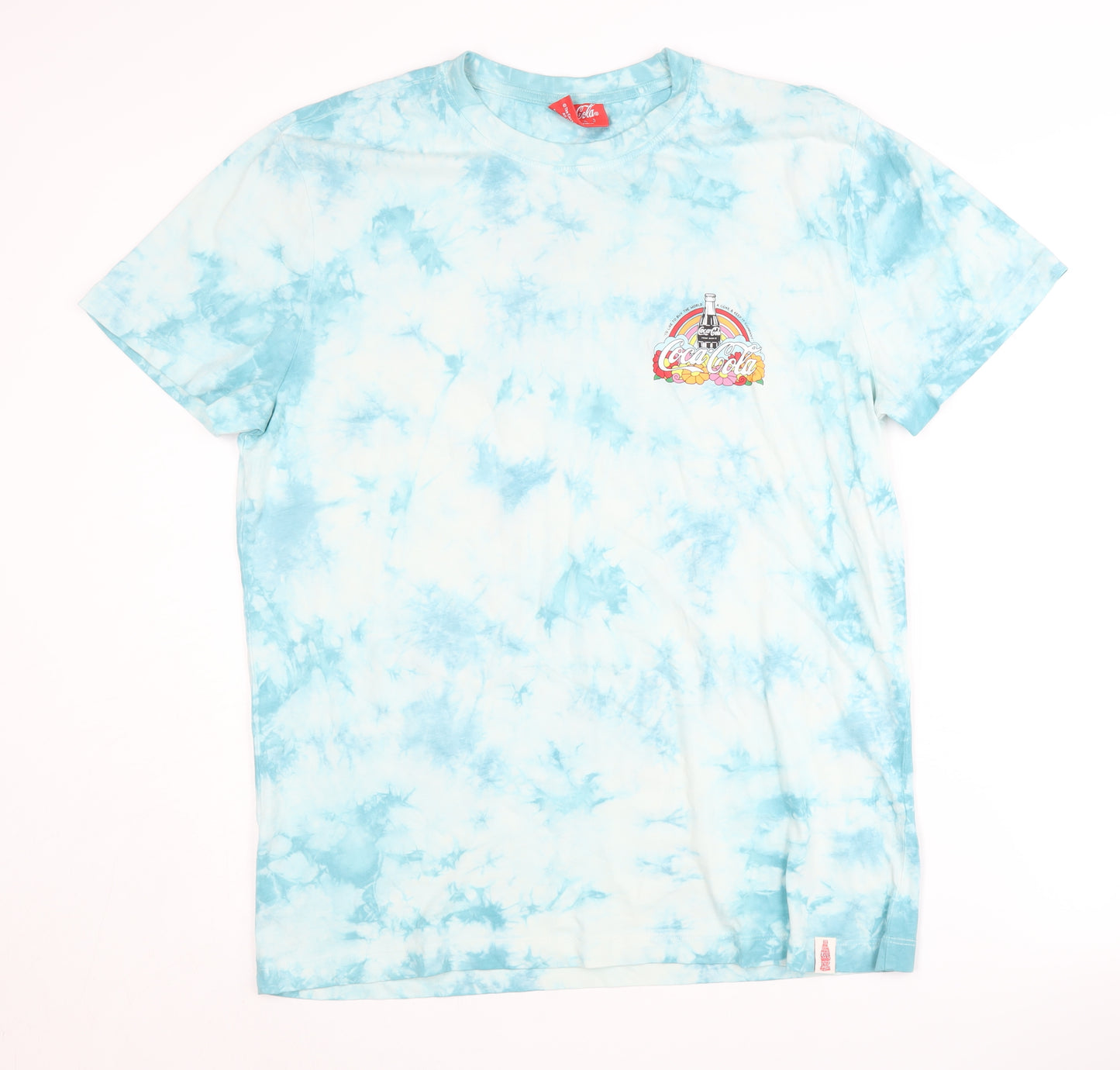 Coca-Cola Retro Tie-Dye T-Shirt, Men's L, Multicolour