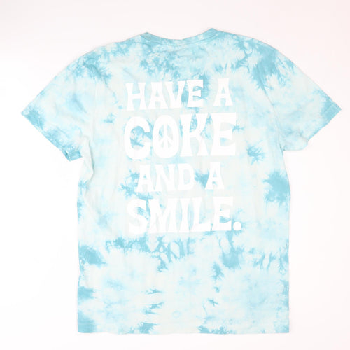 Coca-Cola Retro Tie-Dye T-Shirt, Men's L, Multicolour