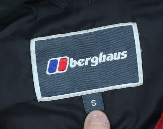 Berghaus Men's Red Waterproof Hooded Rain Coat S