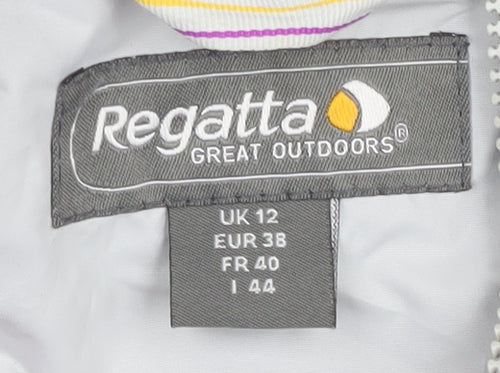 Regatta Women's Grey Hooded 3-in-1 Jacket, Size 12