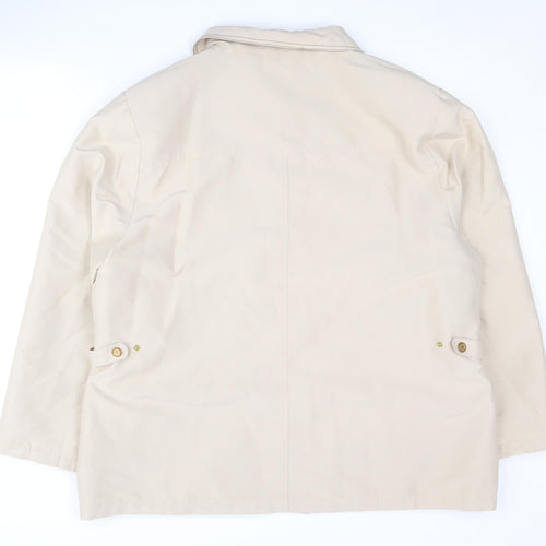 EWM Women's Beige Jacket Size 20 - Full Zip, Casual Style