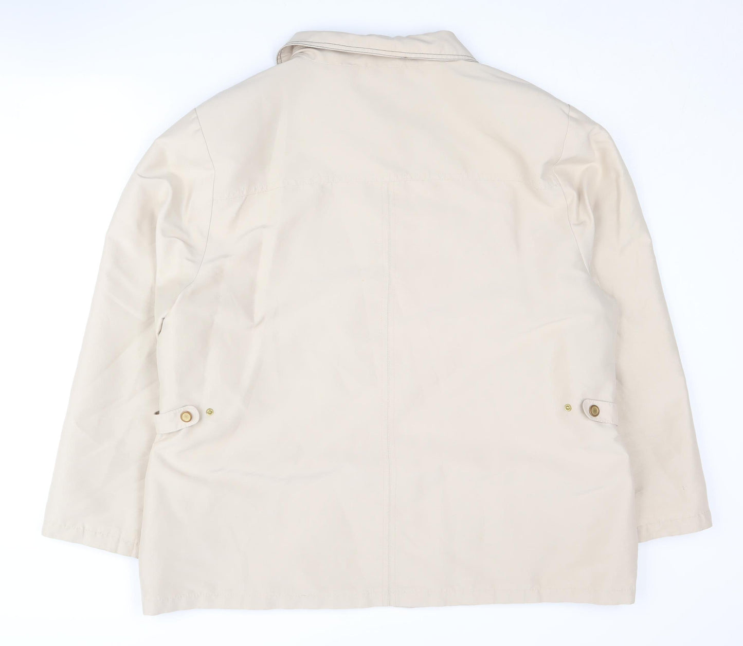 EWM Women's Beige Jacket Size 20 - Full Zip, Casual Style
