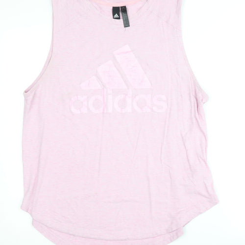 Adidas Women's Pink Tank Top, L 16-18