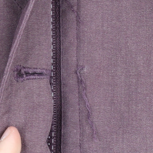 David Barry Women's Purple Parka Coat Size 20