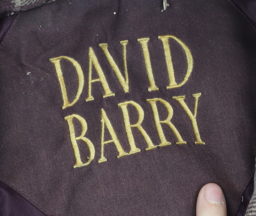 David Barry Women's Purple Parka Coat Size 20