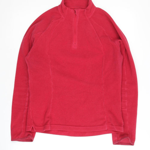 Decathlon Women's Red Fleece Sweatshirt Size 12