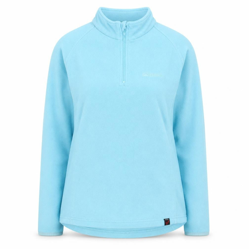 BERG Blue Fleece Sweatshirt, Unisex Adults L, Zip, Casual