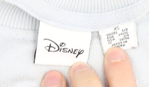 Disney Women’s Blue Stitch Sweatshirt XS Casual