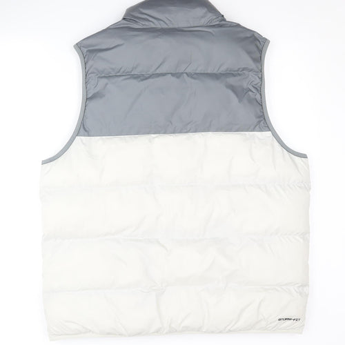 Nike Men's XL Grey Puffer Waistcoat