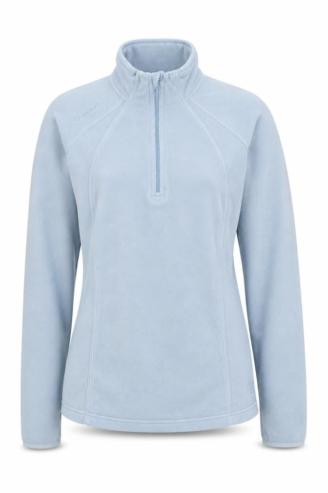 Front view of Decathlon Women's Blue Fleece Sweatshirt, size 12